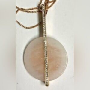 WHBM Pendant Elegant Rose Gold and Pink
